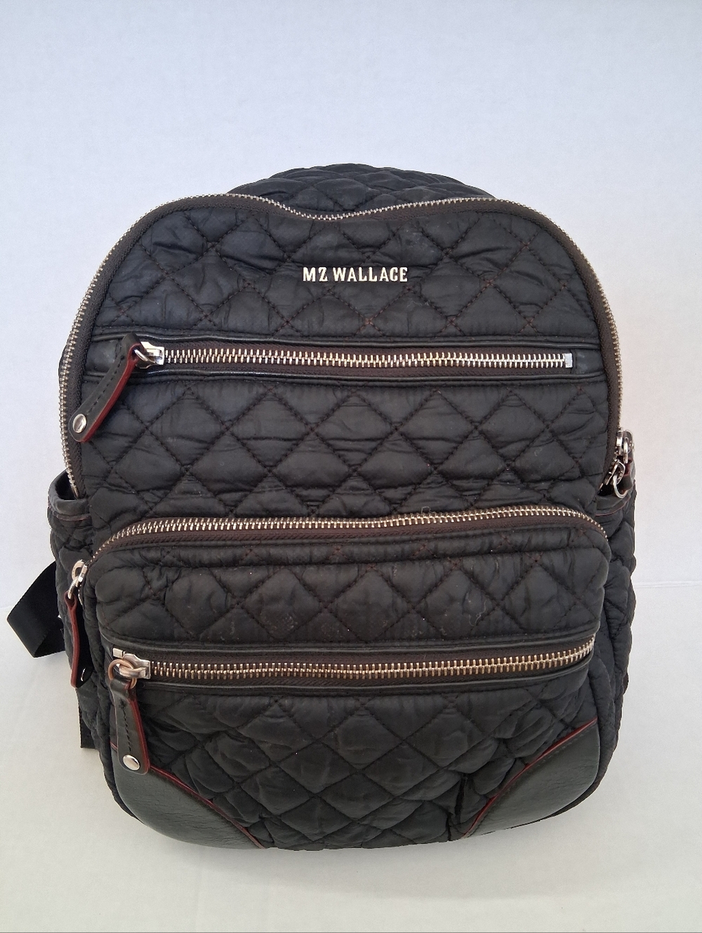 MZ Wallace Crosby Backpack Small Black 11470108 Quilted
